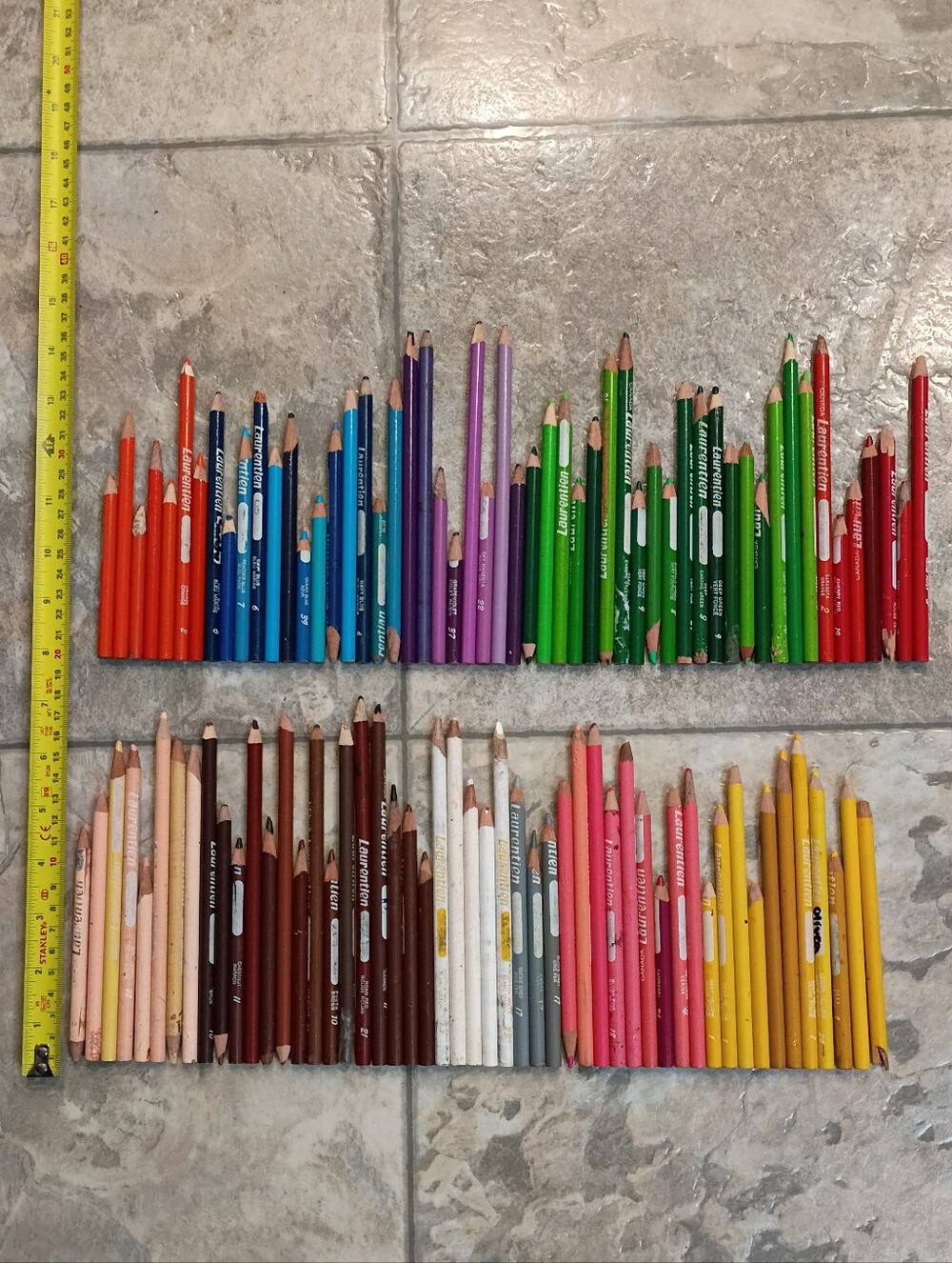 100+ Vintage Laurentian Pencil Crayons